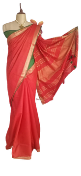 Khadi Linen Saree SILK ZONE